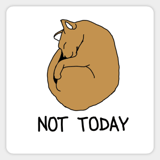 Not today Sticker